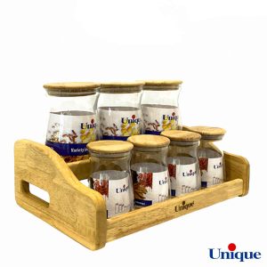 ست پاسماوری چوبی یونیک 7 پارچه UN-6130