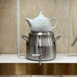 ست کتری قوری استیل کی تی مدل جدید