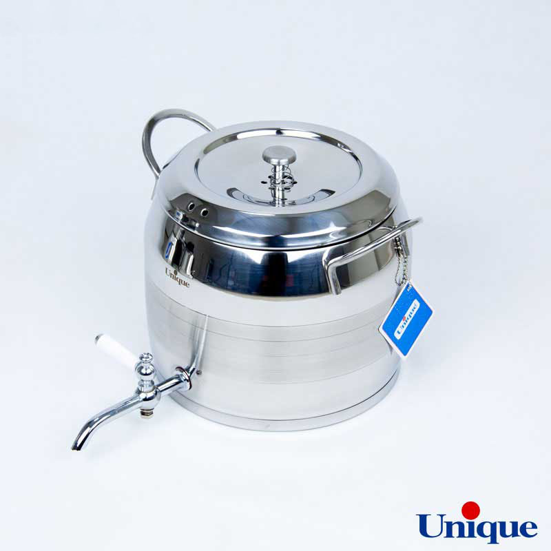 کتری و قوری 5 لیتر طرح ترک یونیک UN-7297 دسته استیل - Image 2