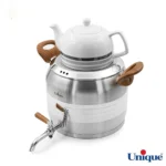 ست کتری قوری یونیک مدل 7295 دسته چوبی